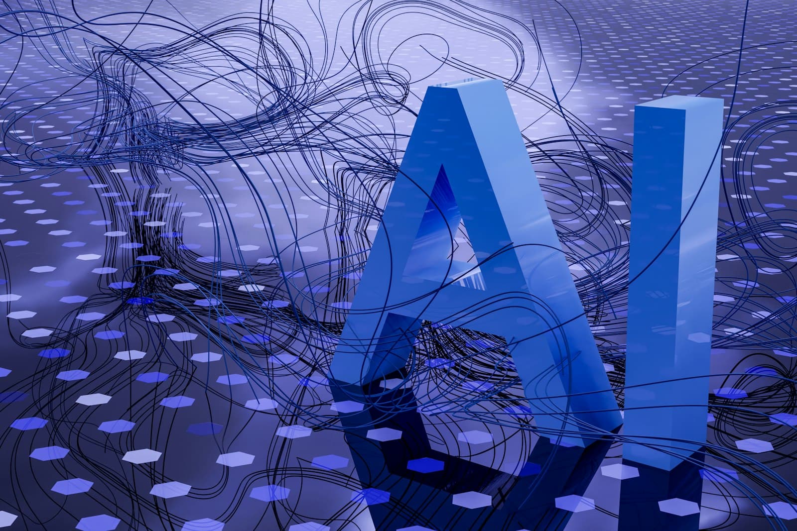 AI visualization transforming a PDF document into structured form fields on a screen